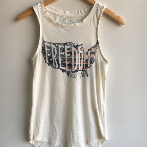 Lucky Brand Freedom Tank - Picture 1 of 6